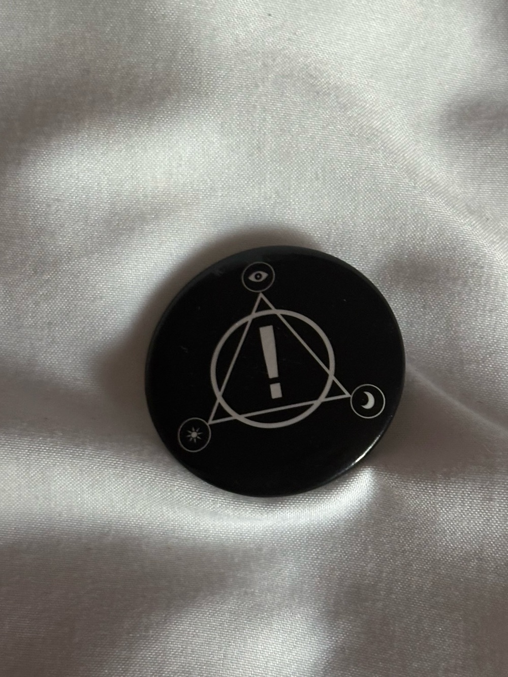 Panic! At the Disco Black Logo Pin - Picture 1 of 6